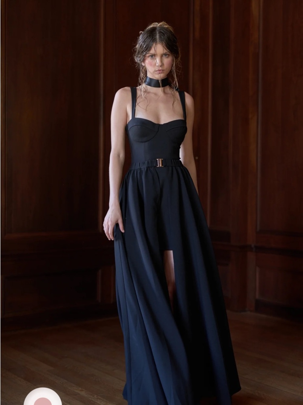 Selkie two piece black dress/ skirt - Picture 2 of 9